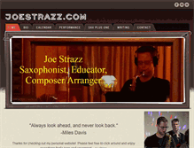 Tablet Screenshot of joestrazz.com